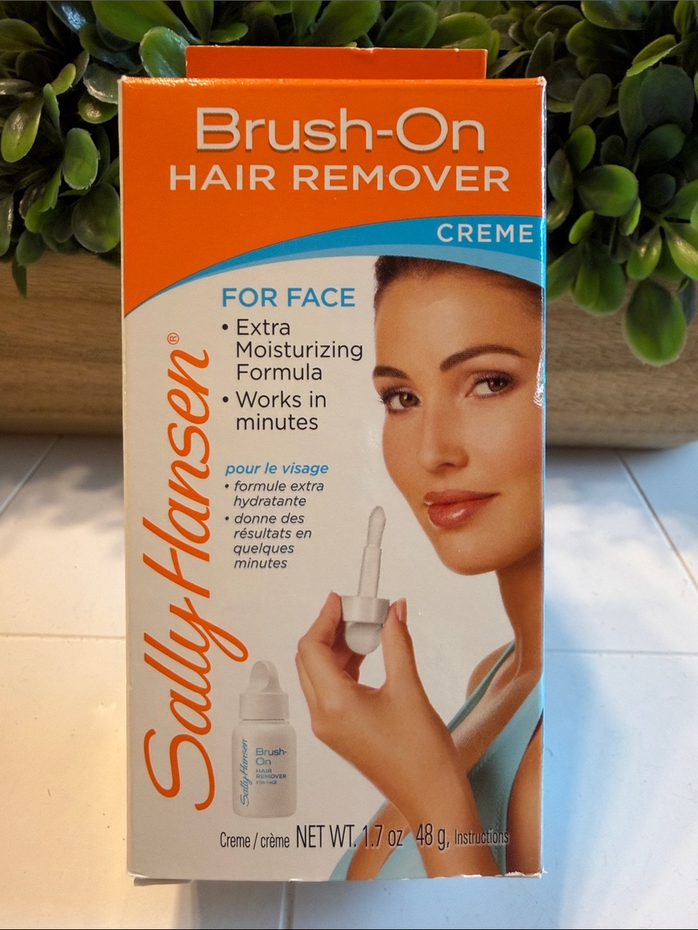 Brush-On Hair Remover Creme for Face by Sally Hansen